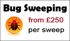 Bug Sweeping Cost in Whitehaven